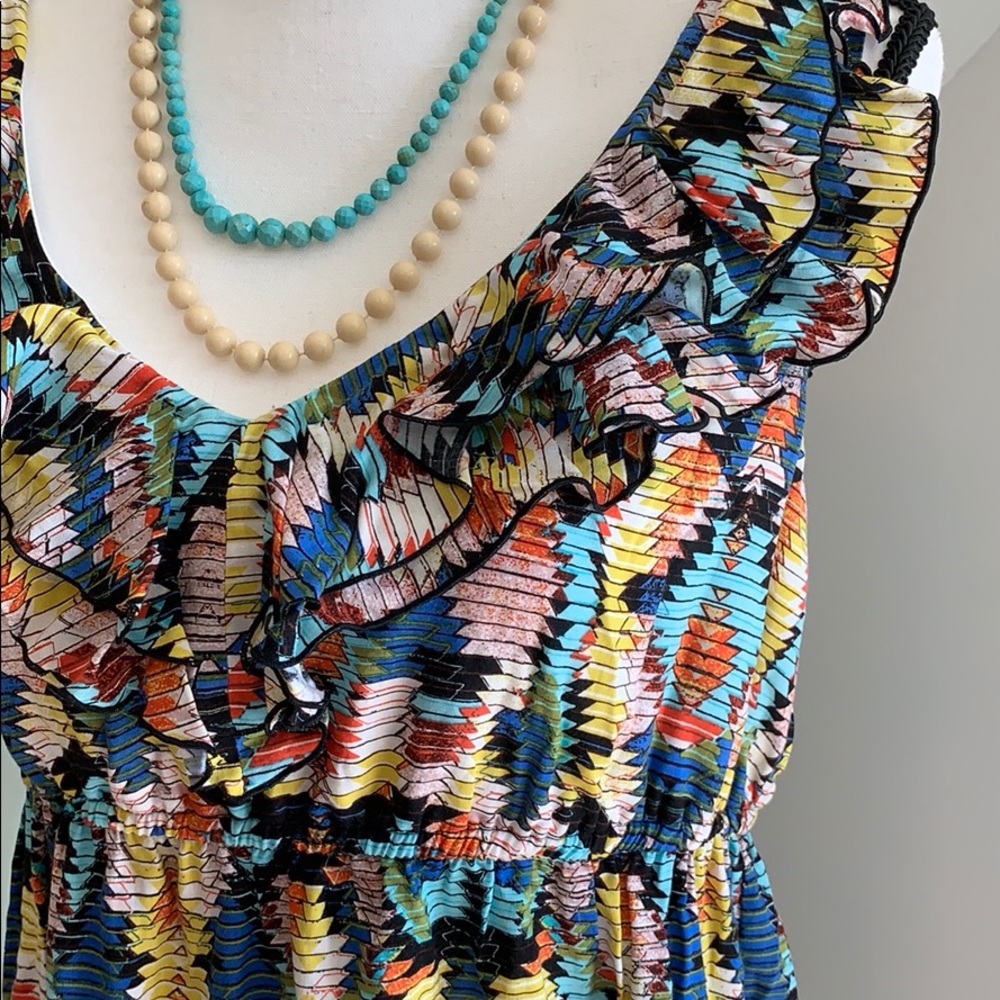 Blu Sage Ruffle Dress